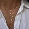 925 Sterling Silver Diamond Dog Paw Necklace On Ball Chain - Image 4