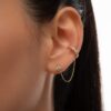 925 Sterling Silver Diamond Ear Cuff - Image 4