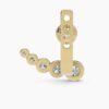 Modern ear jackets with sparkling CZ diamond detailing