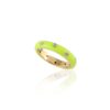 925 Sterling Silver Diamond Enamel Ring - Image 2