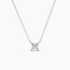Sterling silver flower necklace with delicate floral design