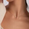 925 sterling silver necklace finished with thick gold plating