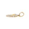 Gold-plated sterling silver Ganesha pendant with sparkling finish