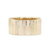 925 Sterling Silver Diamond Grande Ribbed Ring