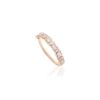925 Sterling Silver Diamond Half Eternity Band - Image 3
