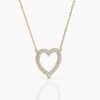 925 Sterling Silver Diamond Heart Necklace - Image 6