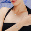 925 Sterling Silver Diamond Heart Necklace - Image 3