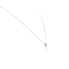 925 Sterling Silver Diamond Heart Necklace - Image 2
