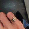 925 Sterling Silver Diamond Horizontal Starburst Signet Ring - Image 2