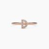 925 Sterling Silver Diamond Initial D Ring - Image 7