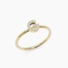 925 Sterling Silver Diamond Initial G Ring - Image 2