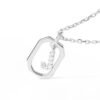 Gold-plated initial pendant necklace with a clean, modern J design