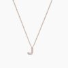 925 Sterling Silver Diamond Initial J Necklace - Image 6