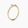 925 Sterling Silver Diamond Initial L Ring - Image 2