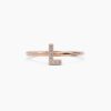 925 Sterling Silver Diamond Initial L Ring - Image 7