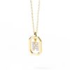 925 Sterling Silver Diamond Initial N Dangle Pendant Necklace - Image 2