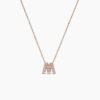 925 Sterling Silver Diamond Initial Necklace - Image 10