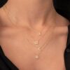 925 Sterling Silver Diamond Initial Necklace - Image 5