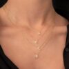 925 Sterling Silver Diamond Initial O Necklace - Image 2