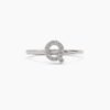 925 sterling silver ring featuring a 1.50mm band width