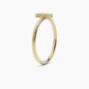 925 Sterling Silver Diamond Initial Y Ring - Image 5