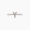 925 Sterling Silver Diamond Initial Y Ring - Image 6
