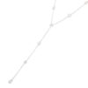 925 Sterling Silver Diamond Lariat Y Necklace - Image 2