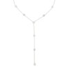 925 Sterling Silver Diamond Lariat Y Necklace - Image 8