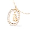 925 Sterling Silver Diamond Letter G Dangle Pendant Necklace - Image 5