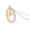 925 Sterling Silver Diamond Letter P Dangle Pendant Necklace - Image 5