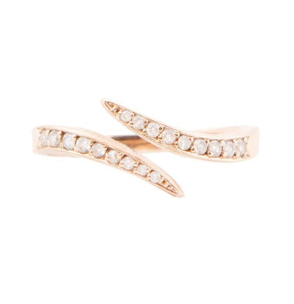 925 Sterling Silver Diamond Lusia Ring