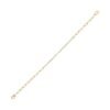 Paperclip bracelet featuring premium CZ diamonds in pavé setting