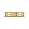 925 Sterling Silver Diamond Promise Ring Beaded Band - Image 4
