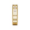 925 Sterling Silver Diamond Promise Ring Beaded Band - Image 5