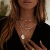 925 Sterling Silver Diamond Spiral Shell Necklace - Image 2