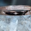925 Sterling Silver Diamond Starburst Bangle - Image 4