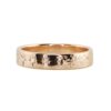 925 Sterling Silver Diamond Starburst Hammered Ring - Image 6