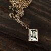 925 Sterling Silver Diamond Starburst Vintage Book Charm - Image 2