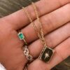 925 Sterling Silver Diamond Starburst Vintage Book Charm - Image 4