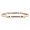 925 Sterling Silver diamond stud bangle with classic detailing