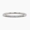 925 Sterling Silver Diamond Thin Stacking Ring - Image 5