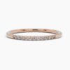 925 Sterling Silver Diamond Thin Stacking Ring - Image 6
