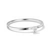 Slim 1.6mm band ring with a modern profile