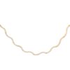 925 Sterling Silver Diamond Wavy Tennis Necklace - Image 4
