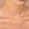 925 Sterling Silver Diamond Yard Necklace - Image 2