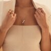 Sterling silver ring featuring premium CZ diamonds in pave setting