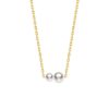 925 Sterling Silver Double Freshwater Cultured Pearl Necklace - Image 2
