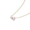 925 Sterling Silver Double Freshwater Cultured Pearl Necklace - Image 4