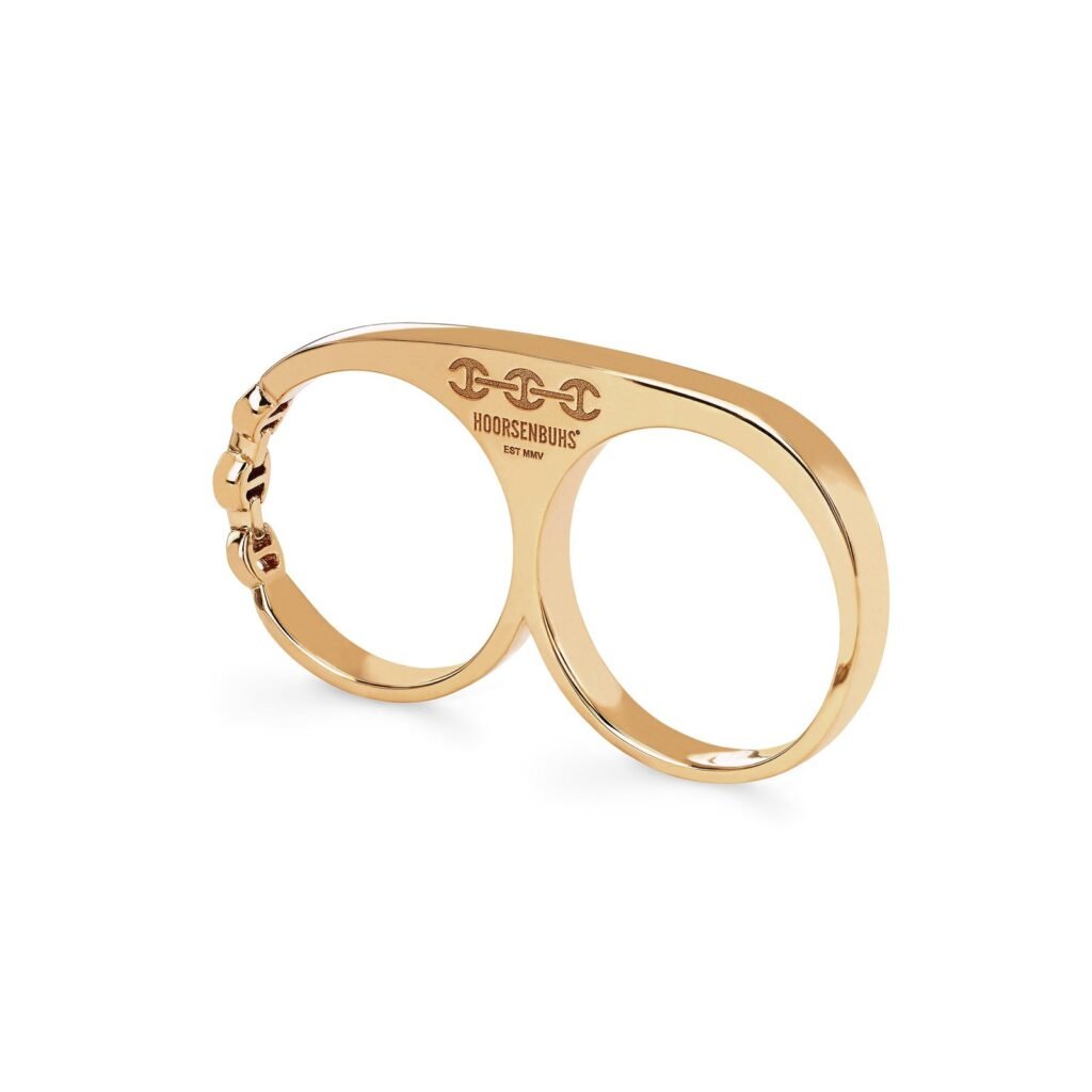 925 Sterling Silver Double Knuckle Ring