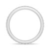 925 Sterling Silver Double Row Pave Diamond Eternity Band - Image 5